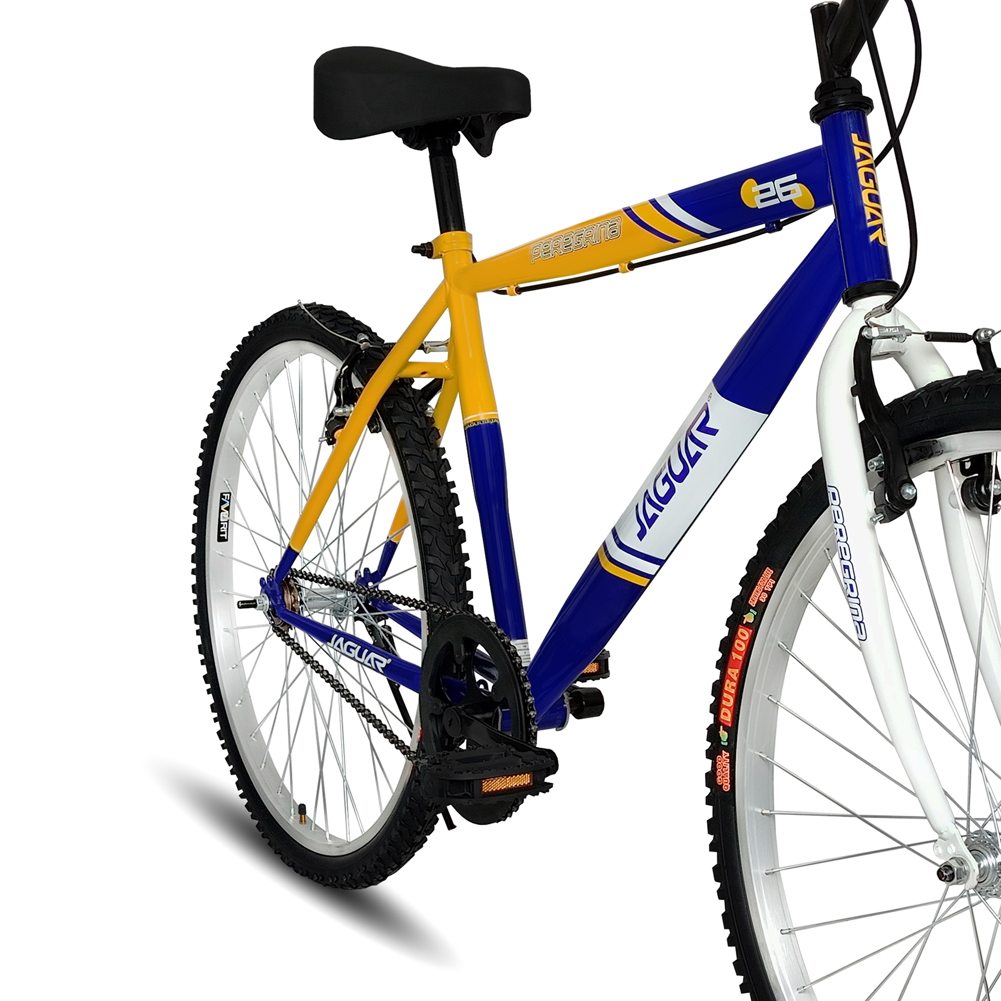 Bicicleta Peregrina Montaña Reforzada Rodada 26 Azul/Blanco