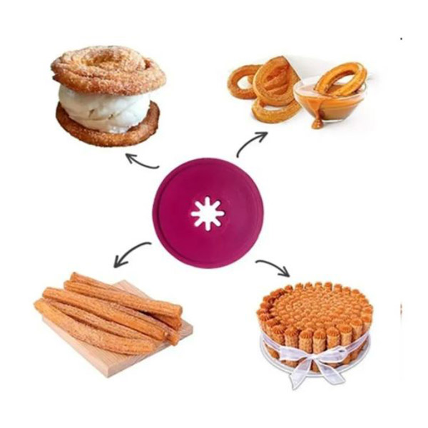 Aleissi Jeringa Para Churros Repostería Fondant Cocina 4pz