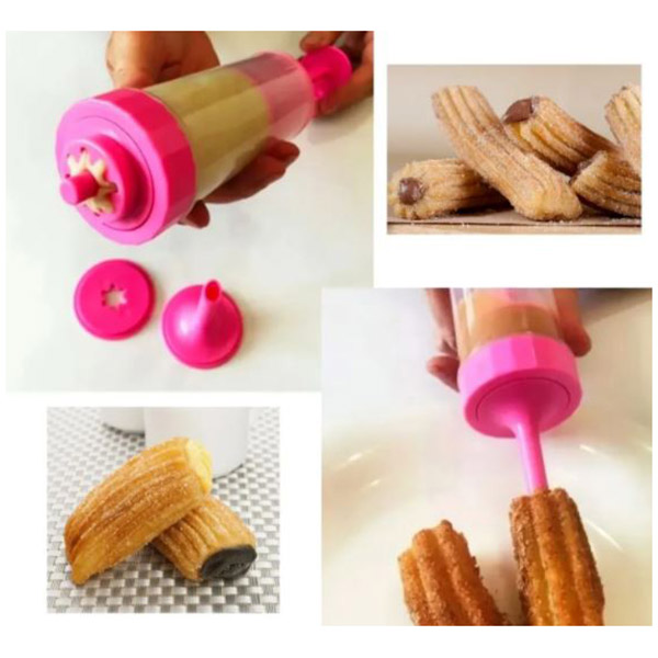 Aleissi Jeringa Para Churros Repostería Fondant Cocina 4pz