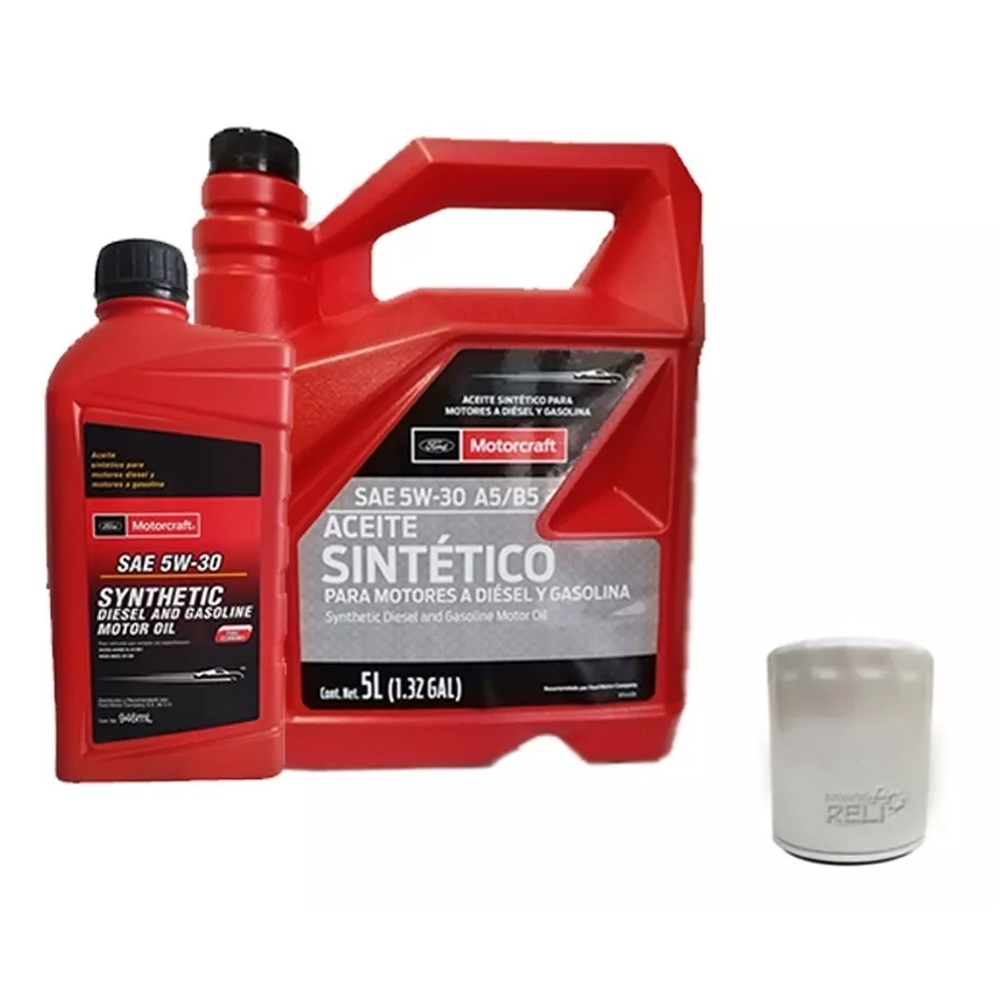 Cambio Aceite 5w30 Para Ford F-150 4.2 Aceite Y Filtro