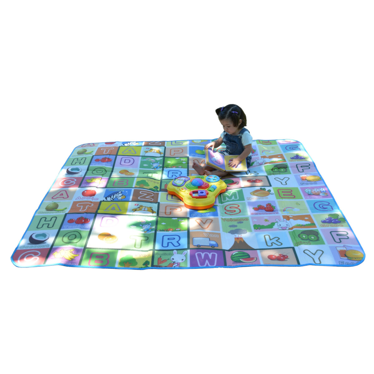 Tapete Didáctico Infantil Para Bebés y Niños de 180 x 150 cms con 2 Vistas Plegable