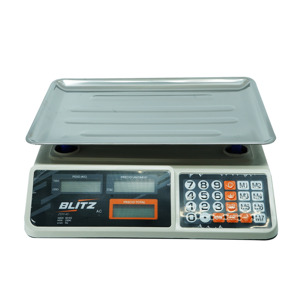 Bascula Electronica Multifucional De Alta Precision DE HASTA 40 KG BLITZ