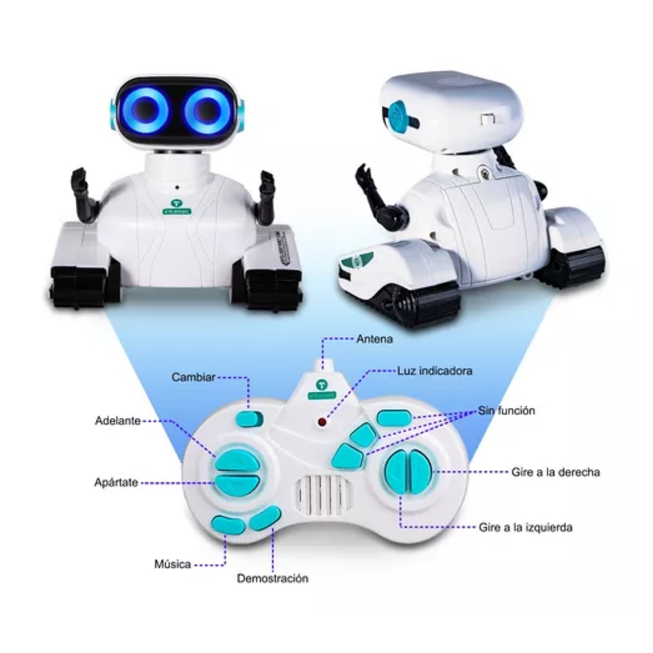 Robots De Juguete Control Remoto Recargable Robot Para Niños
