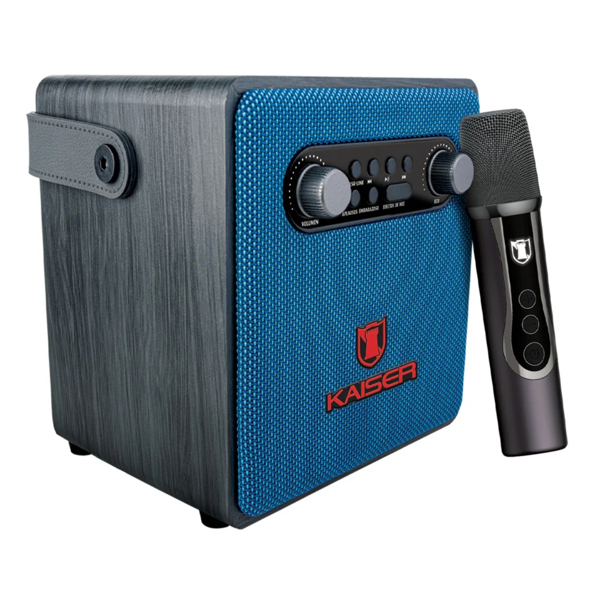 Mini Karaoke Kaiser KAS-1517 Micro Inalámbrico Conexión BT 6Horas 2900W.