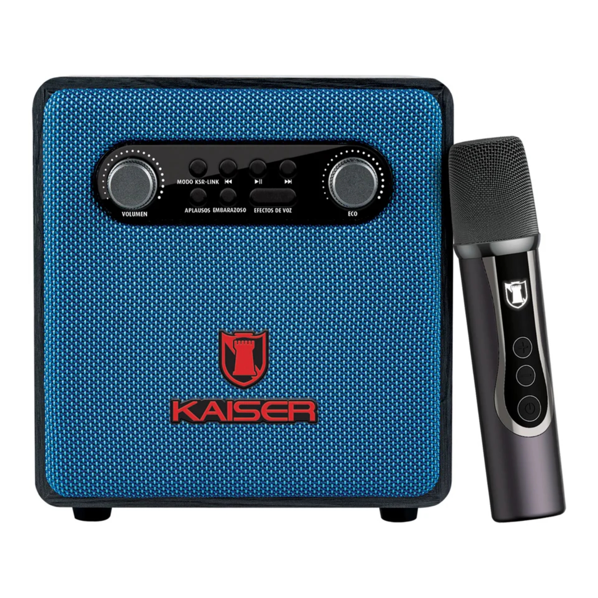 Mini Karaoke Kaiser KAS-1517 Micro Inalámbrico Conexión BT 6Horas 2900W.