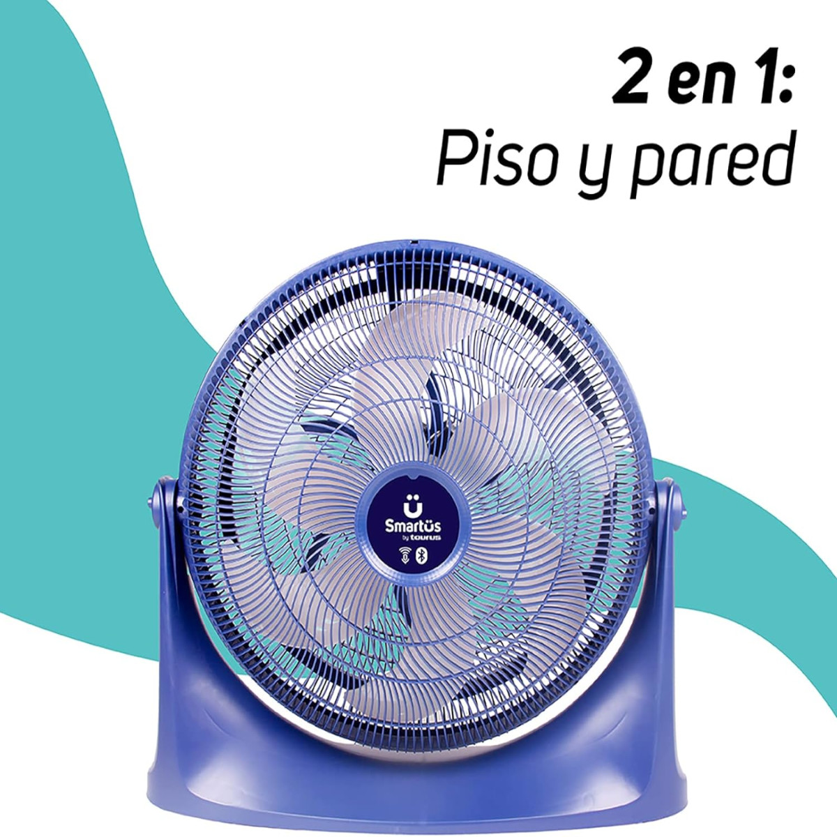 Ventilador de piso WiFi TAURUS VERSUS 20" Programable 2 en 1.