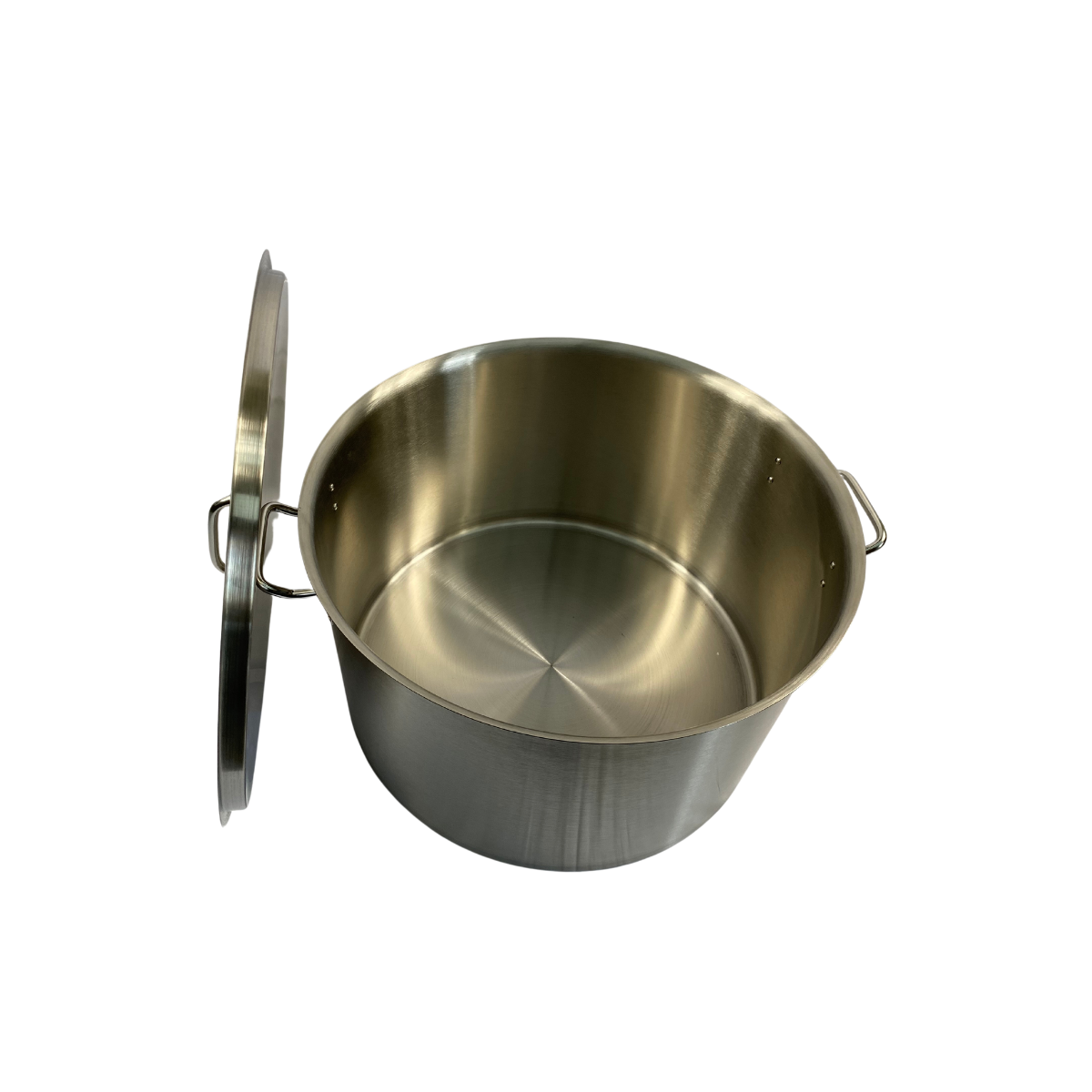 Media Olla De Acero Inoxidable 44 Litros Cocina Industrial