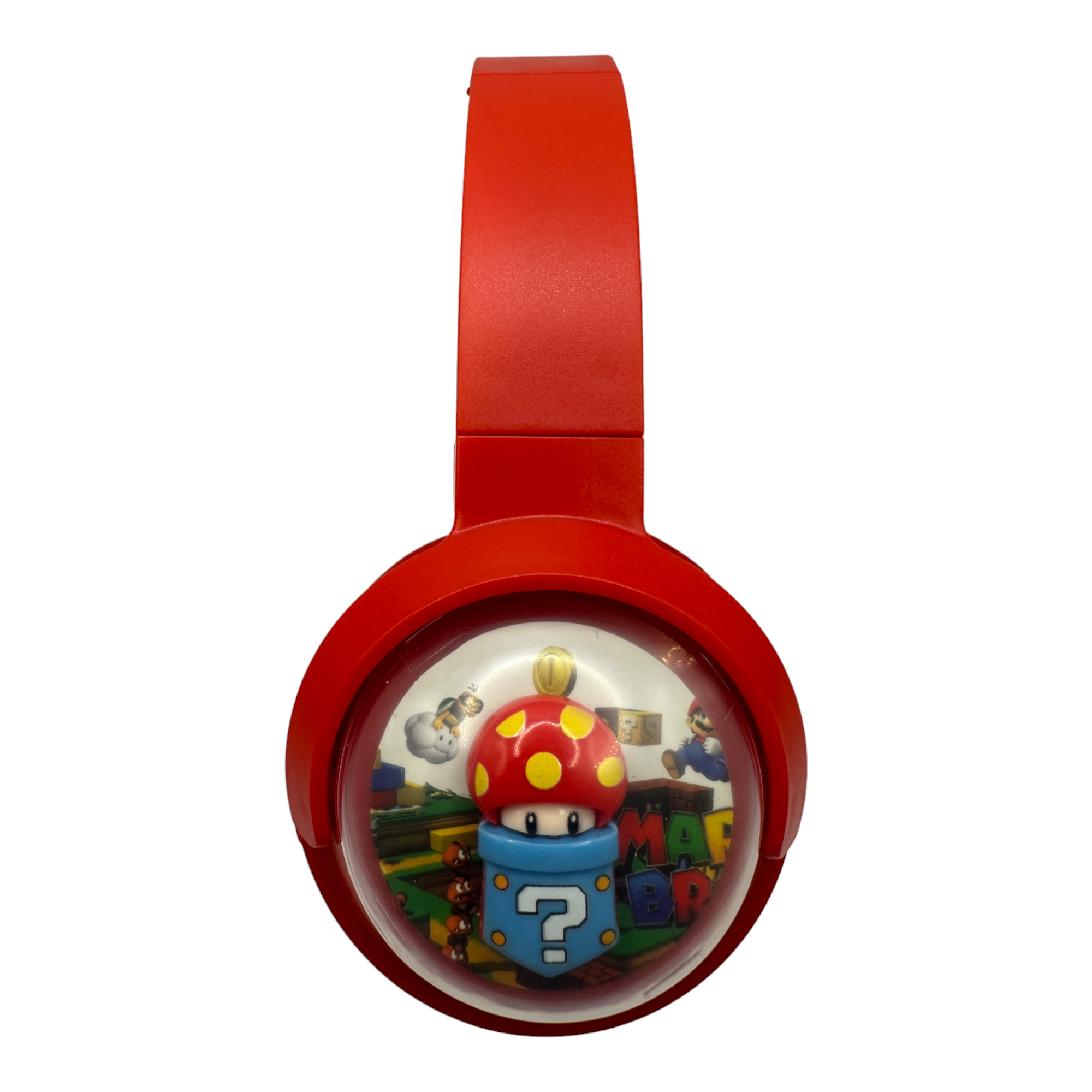 Audifonos De Diadema Mario Bros Con Bluetooth Para Niño Y Adulto Rojo.