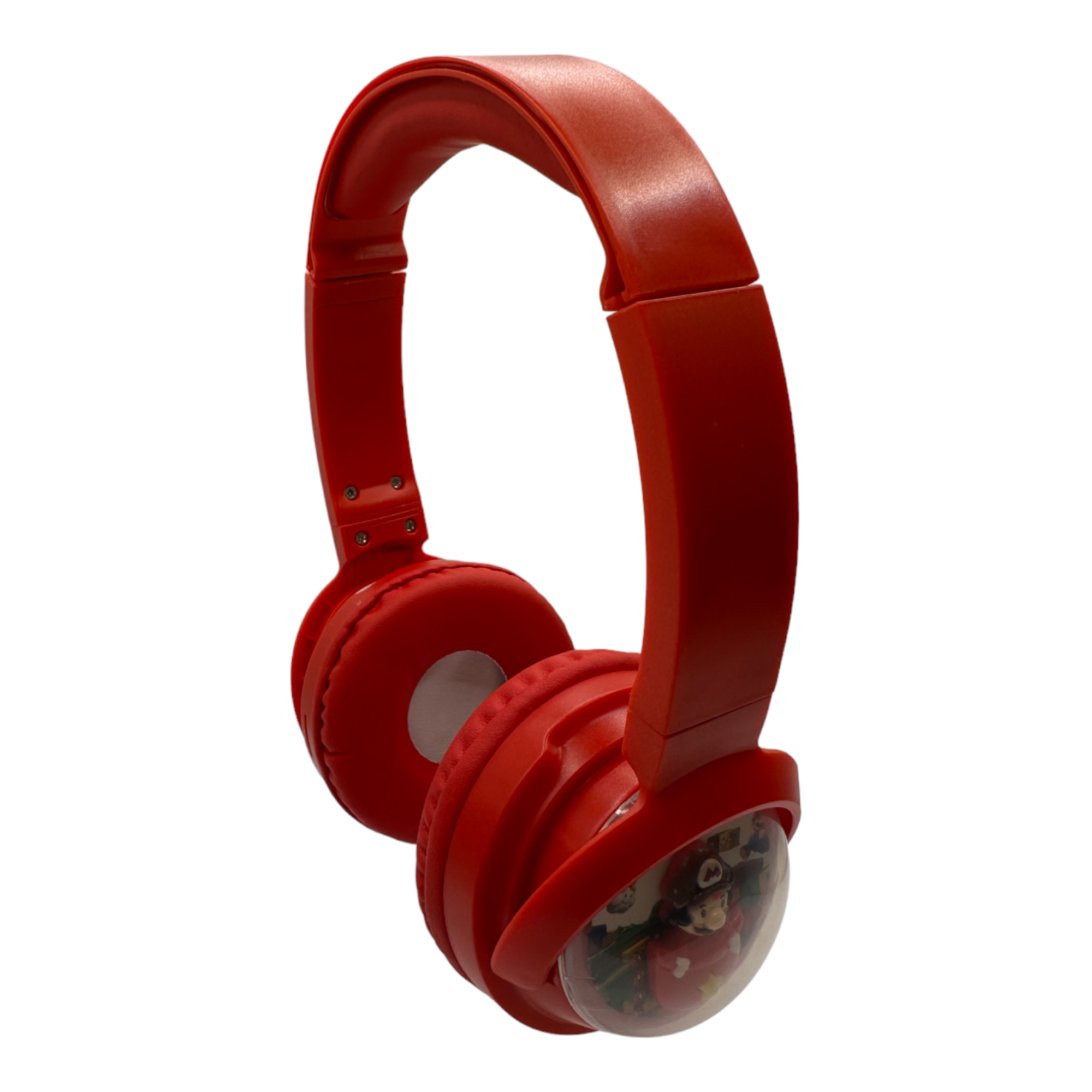 Audifonos De Diadema Mario Bros Con Bluetooth Para Niño Y Adulto Rojo.