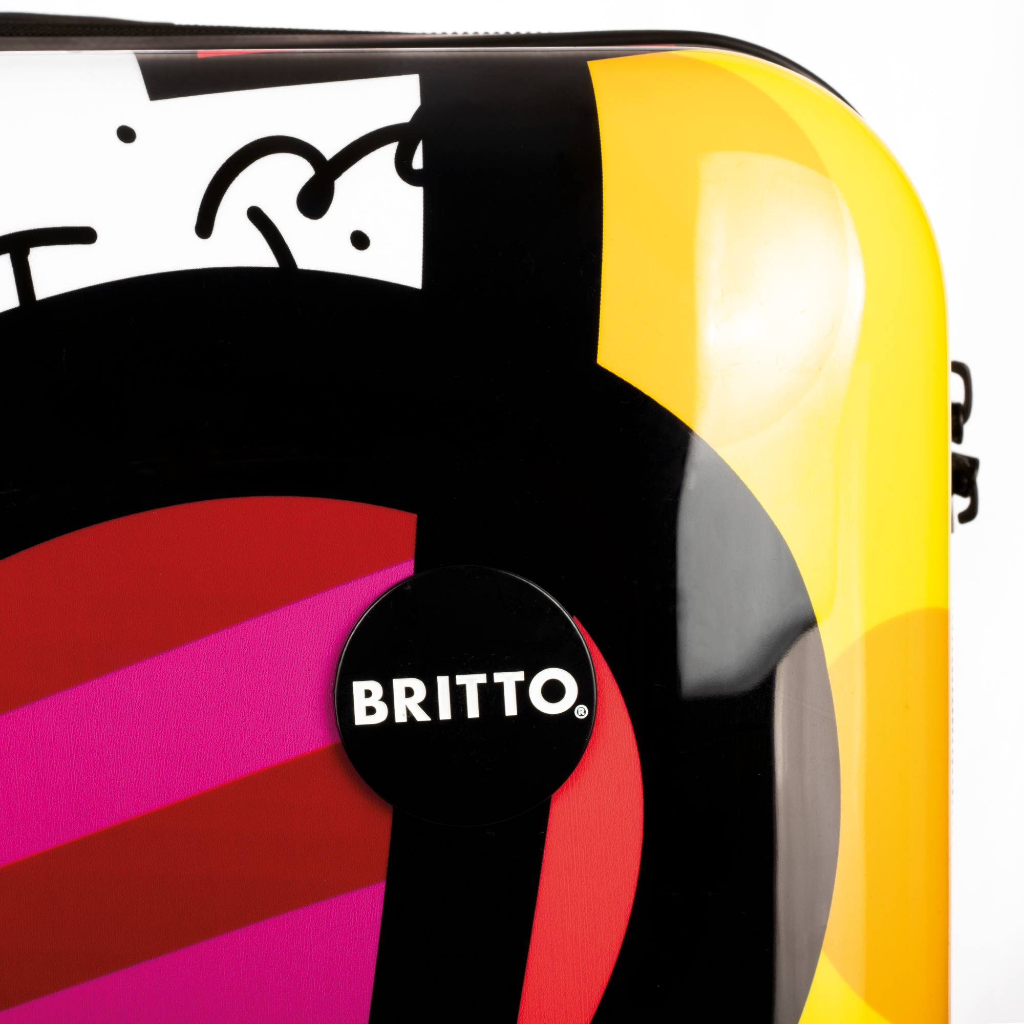 Maleta Rígida Romero Britto Heart Multicolor 28".