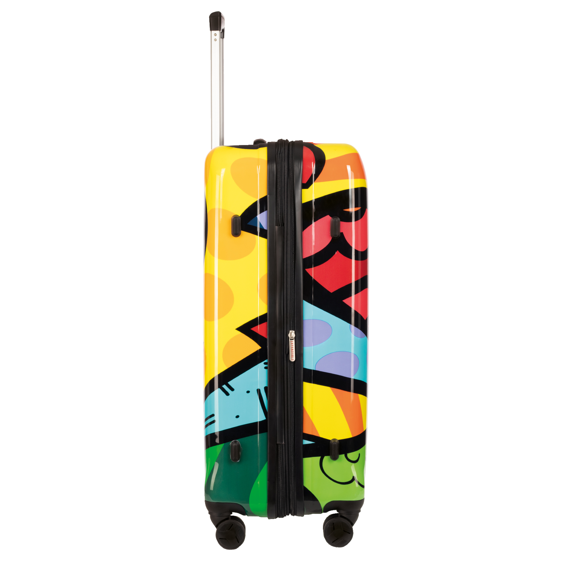 Maleta Rígida Romero Britto Heart Multicolor 28".