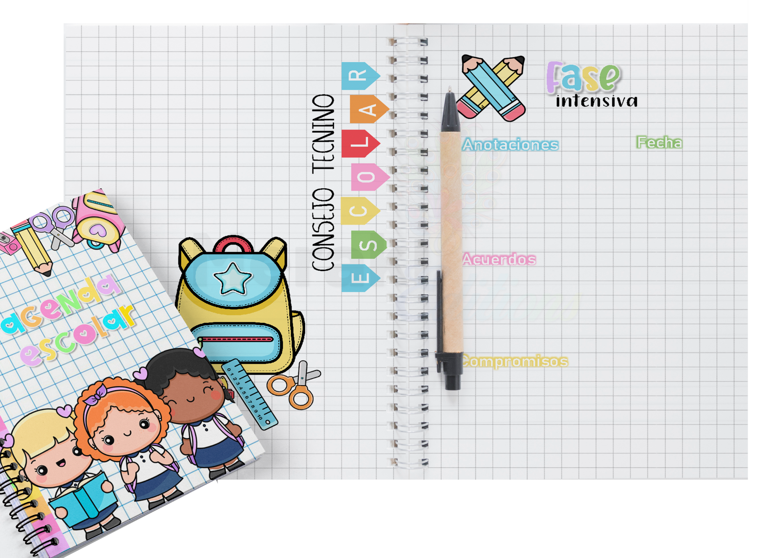 Agenda Escolar Docente Profesora 03 Agenda 2024 - 2025