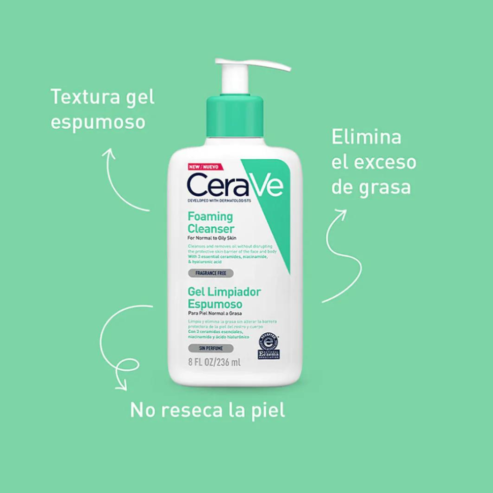 Gel Espumoso 236ml (Cerave)