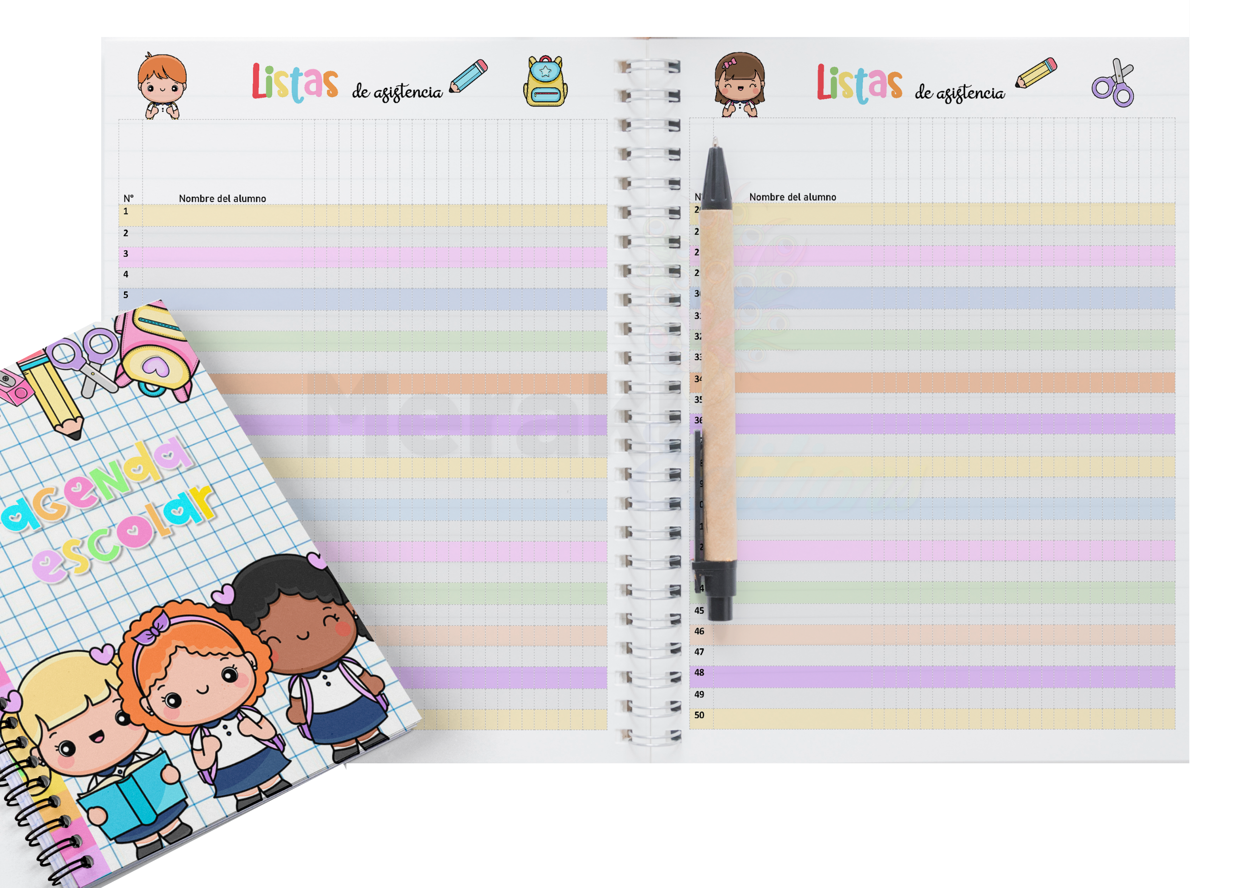 Agenda Escolar Docente Profesora 06 Agenda 2024 - 2025