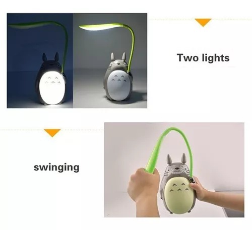 Lámpara Buro Personaje Animado Mi Vecino Con Luz Hoja Modelos.