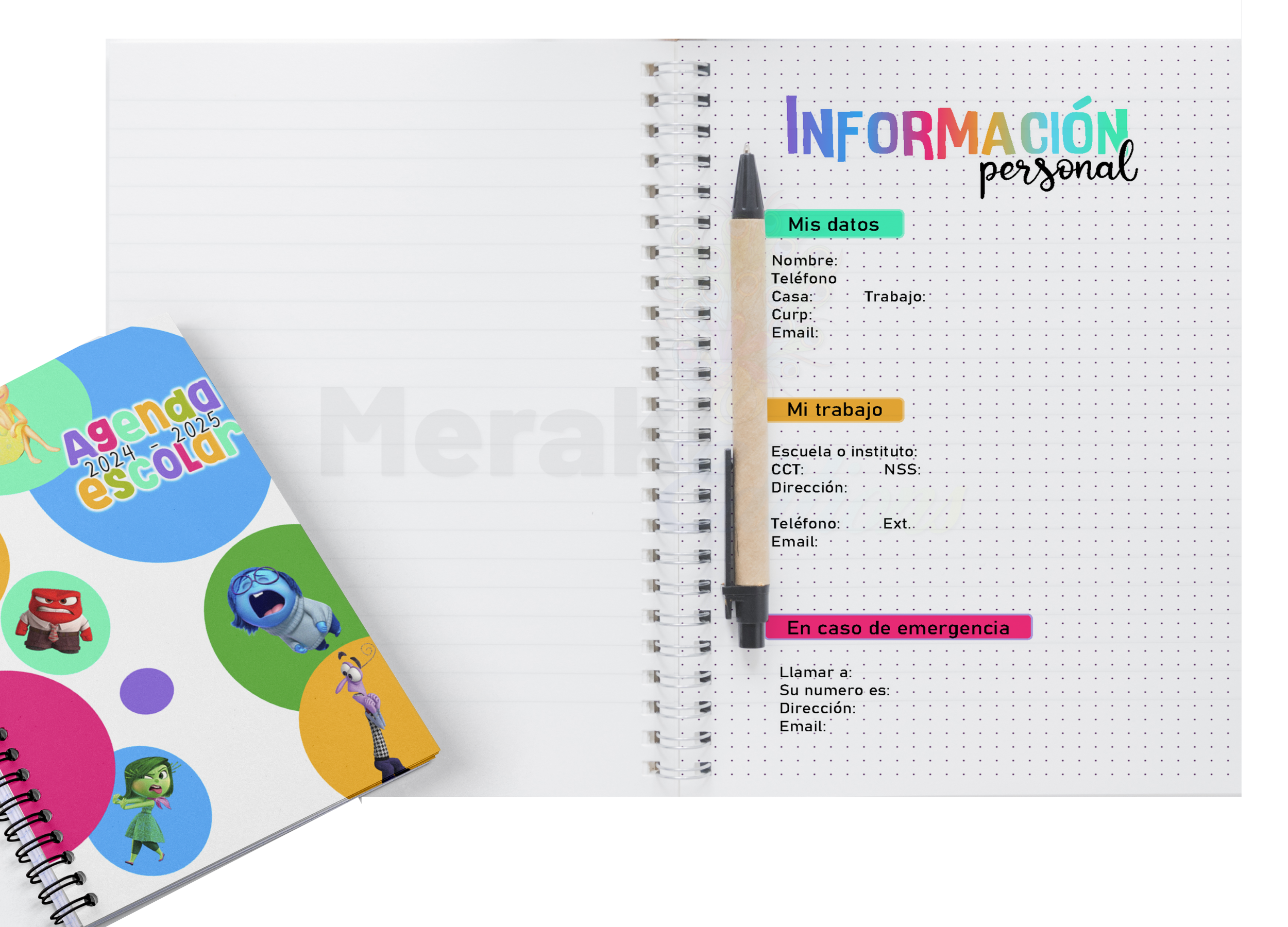 Agenda Docente 24-25 Intensa Escolar Colores06