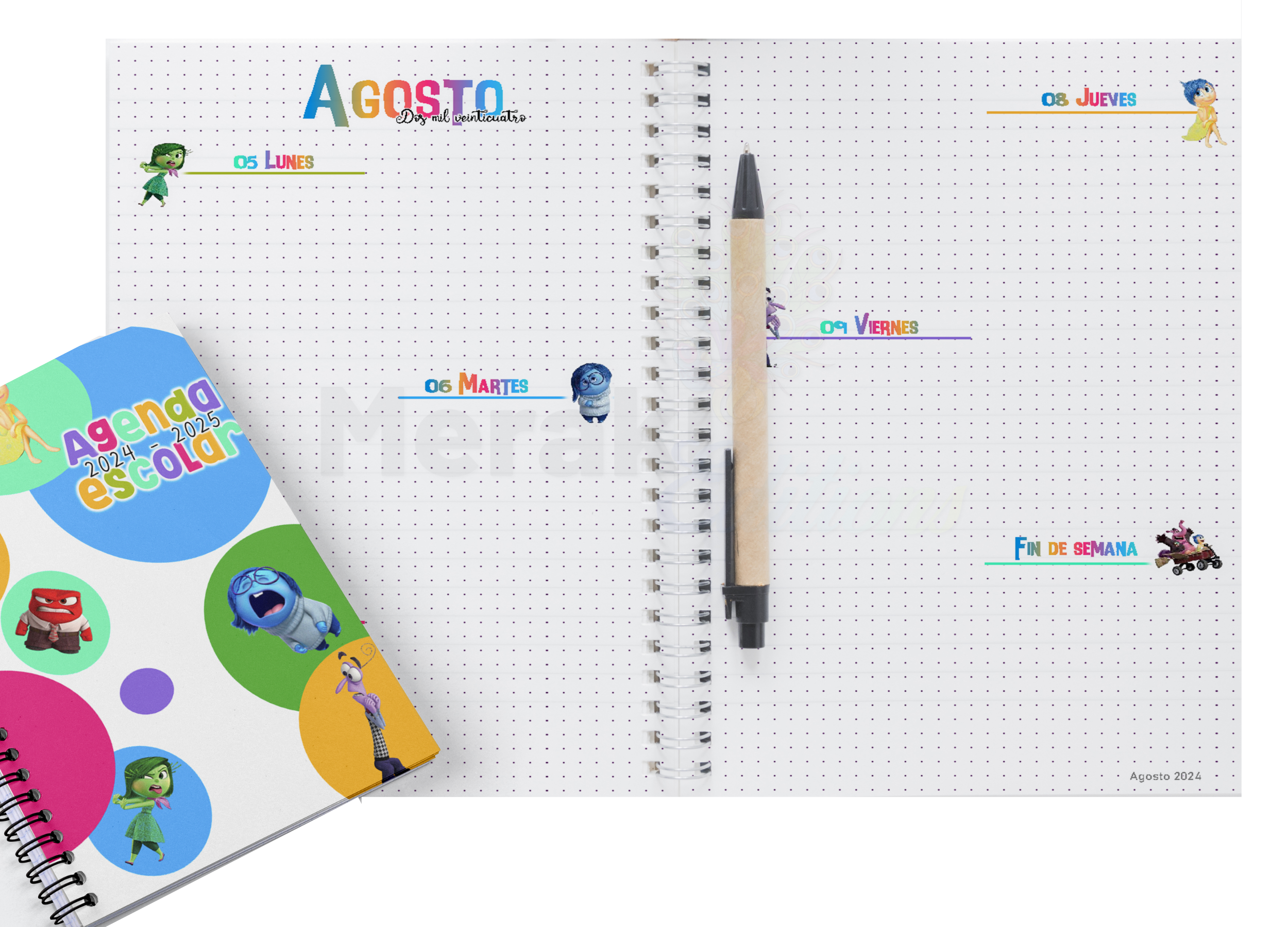 Agenda Docente 24-25 Intensa Escolar Colores06