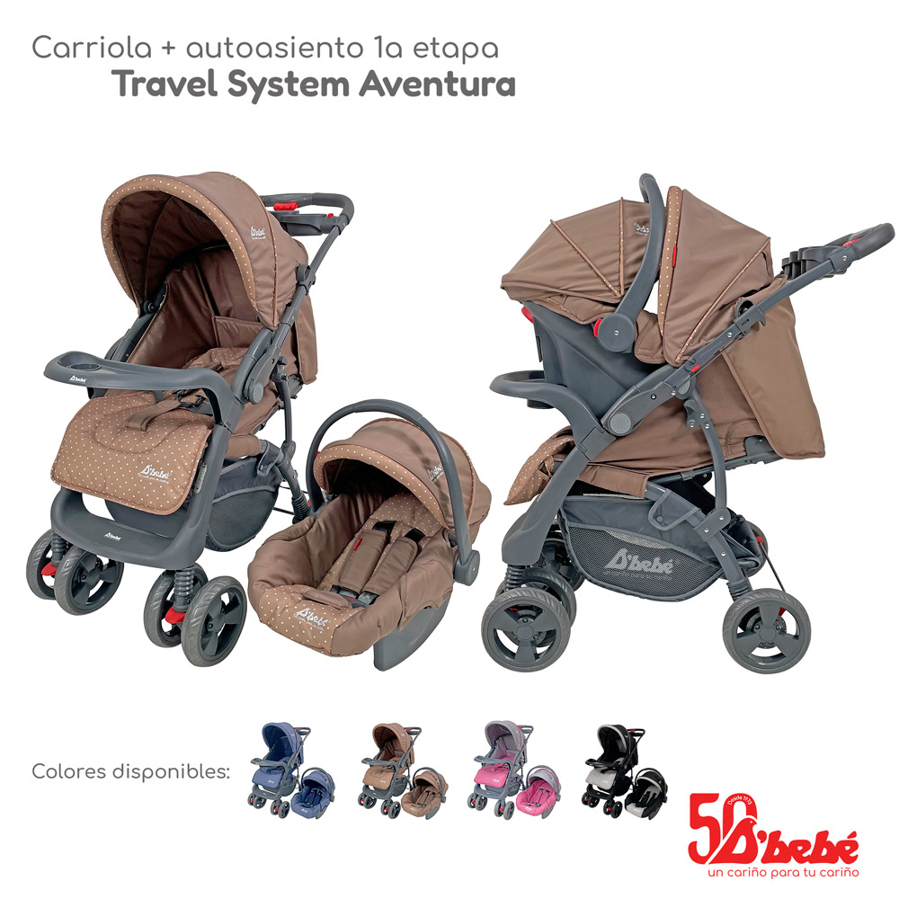Carriola Sistema de Viaje D'bebé Aventura Khaki