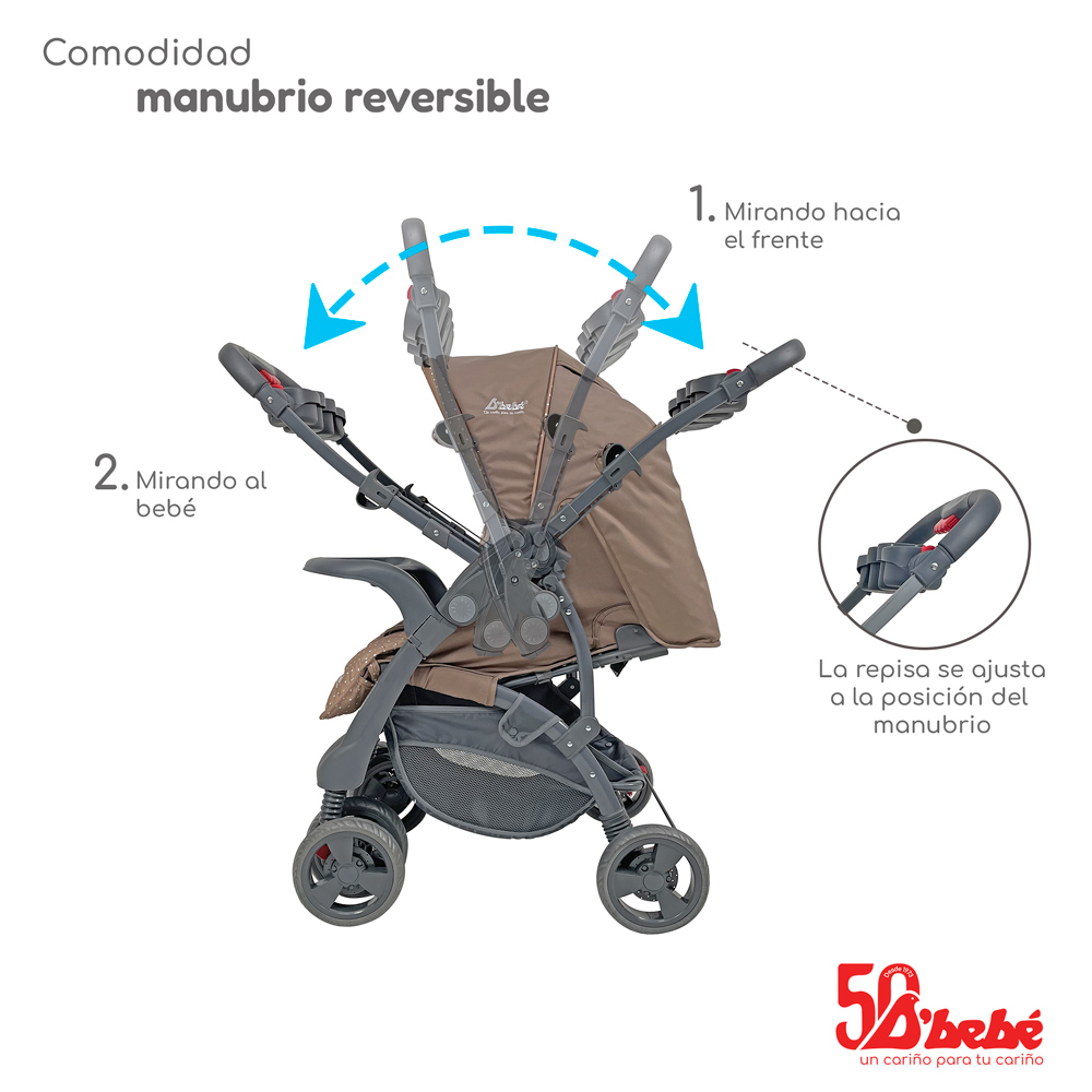 Carriola Sistema de Viaje D'bebé Aventura Khaki