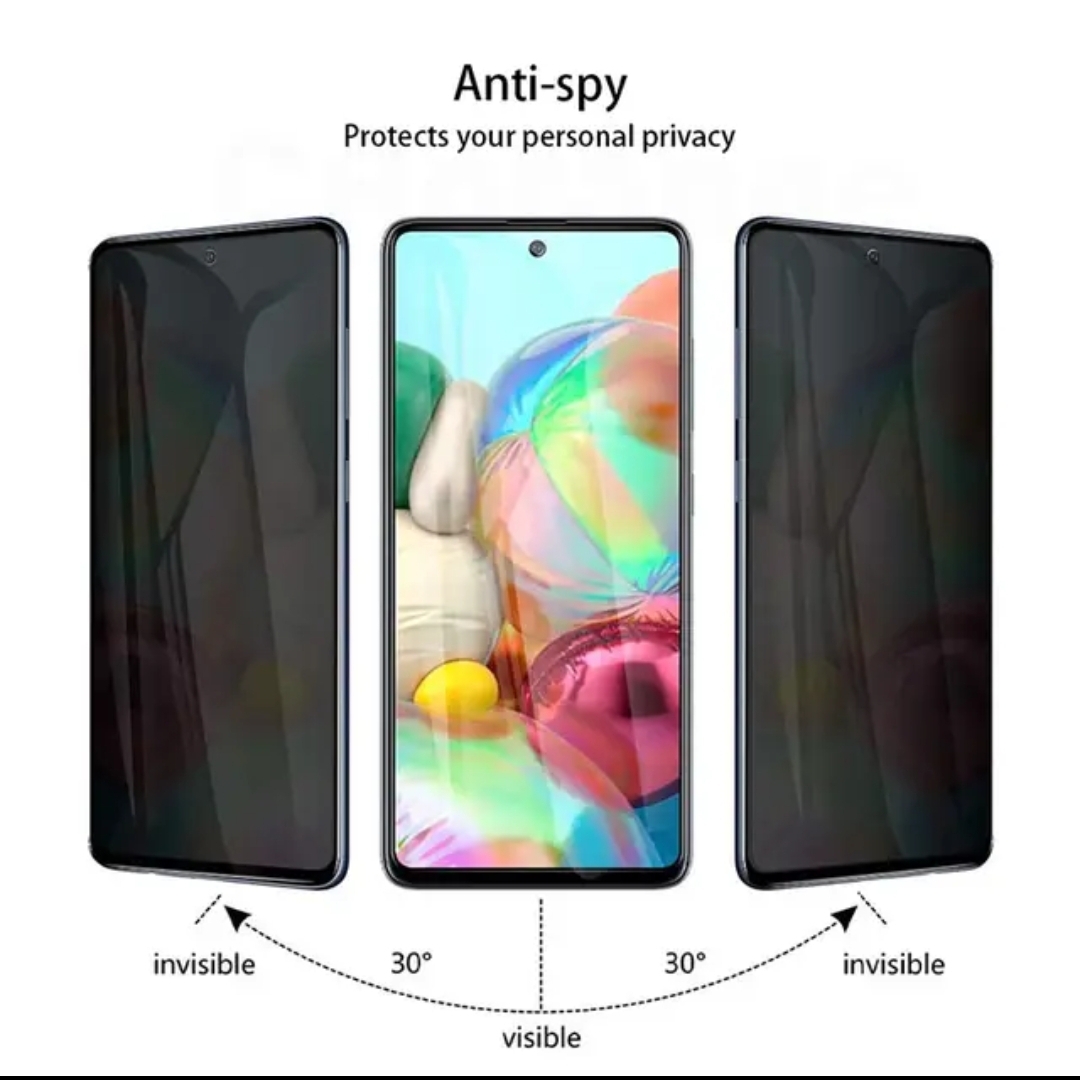 Mica de Hidrogel de Privacidad para iPhone 15 - Anti-Huellas y Anti-Espía
