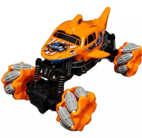 Camioneta Rage Naranja Speed 4x4 R/c Tracción Lateral Luces Sonido