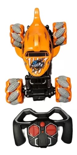 Camioneta Rage Naranja Speed 4x4 R/c Tracción Lateral Luces Sonido