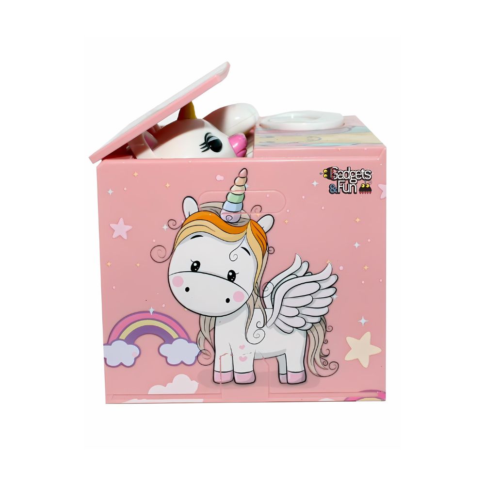 Alcancía Gadgets&Fun De Unicornio Roba Monedas