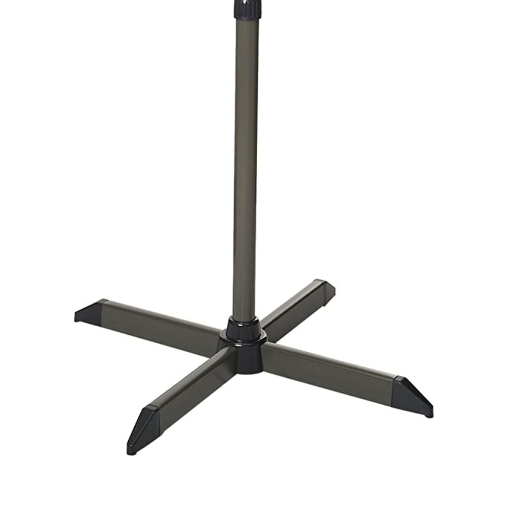 Ventilador de pedestal 18" gris oscuro marca Man.