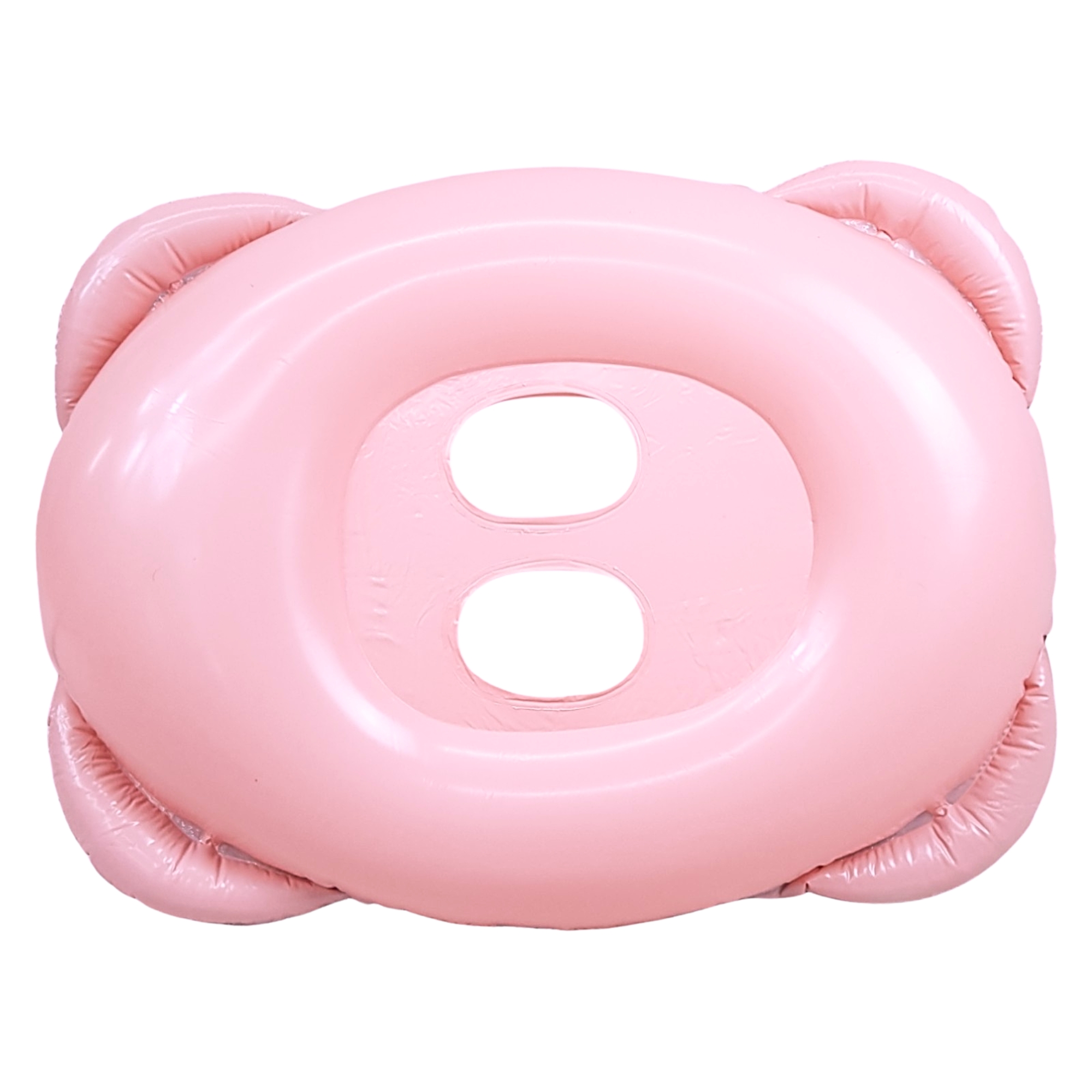 Asiento Inflable para Niños Flotador, Juguete de Alberca Cebra - Rosa.