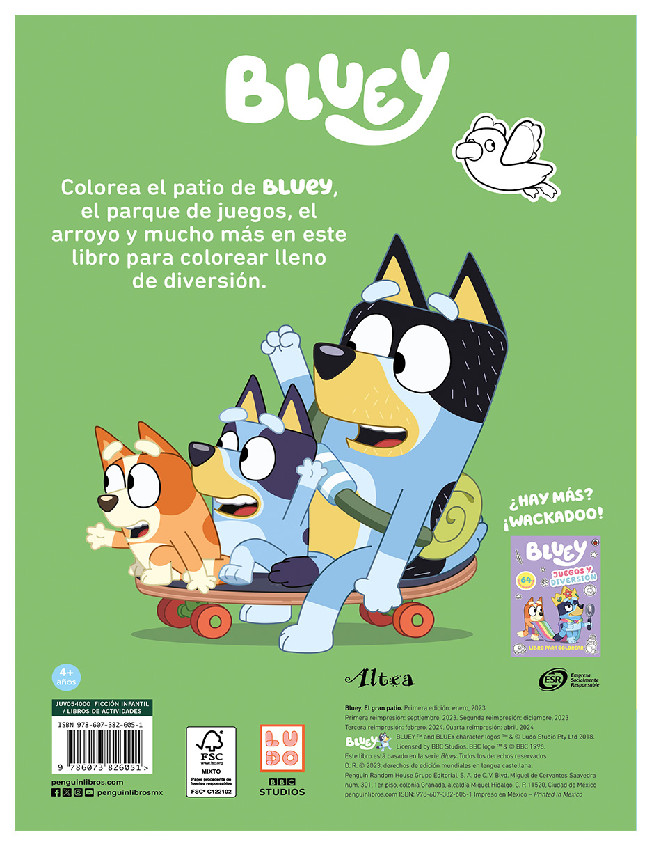 Libro Bluey: El gran patio, Autor Ladybird Books