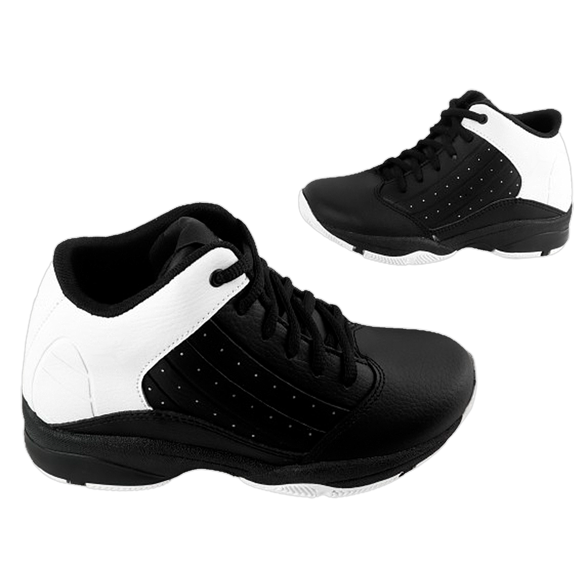 Tenis Bota Basquetbol 100% Piel Arco Ortopédico Cómodo 588-nb