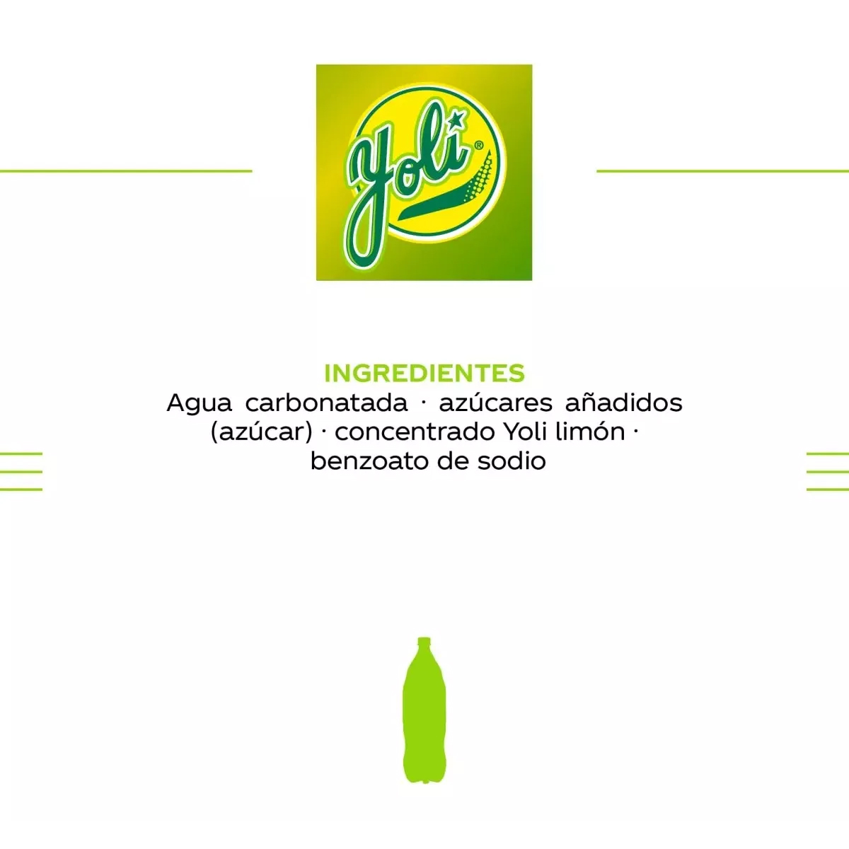 Refresco Yoli Limón 6 Piezas de 600 ml c/u