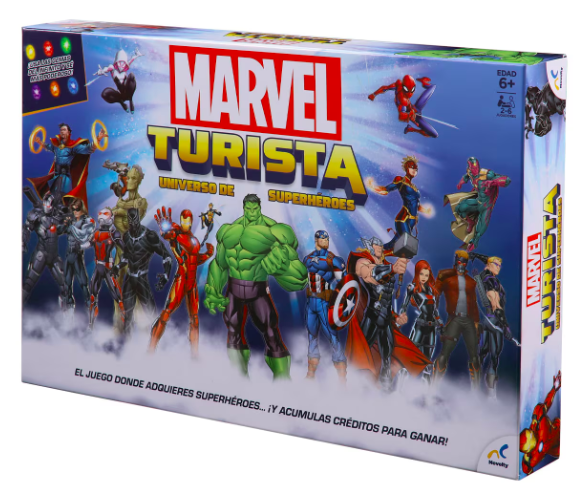 Juego De Mesa Novelty Marvel Turista Universo De Superhéroes