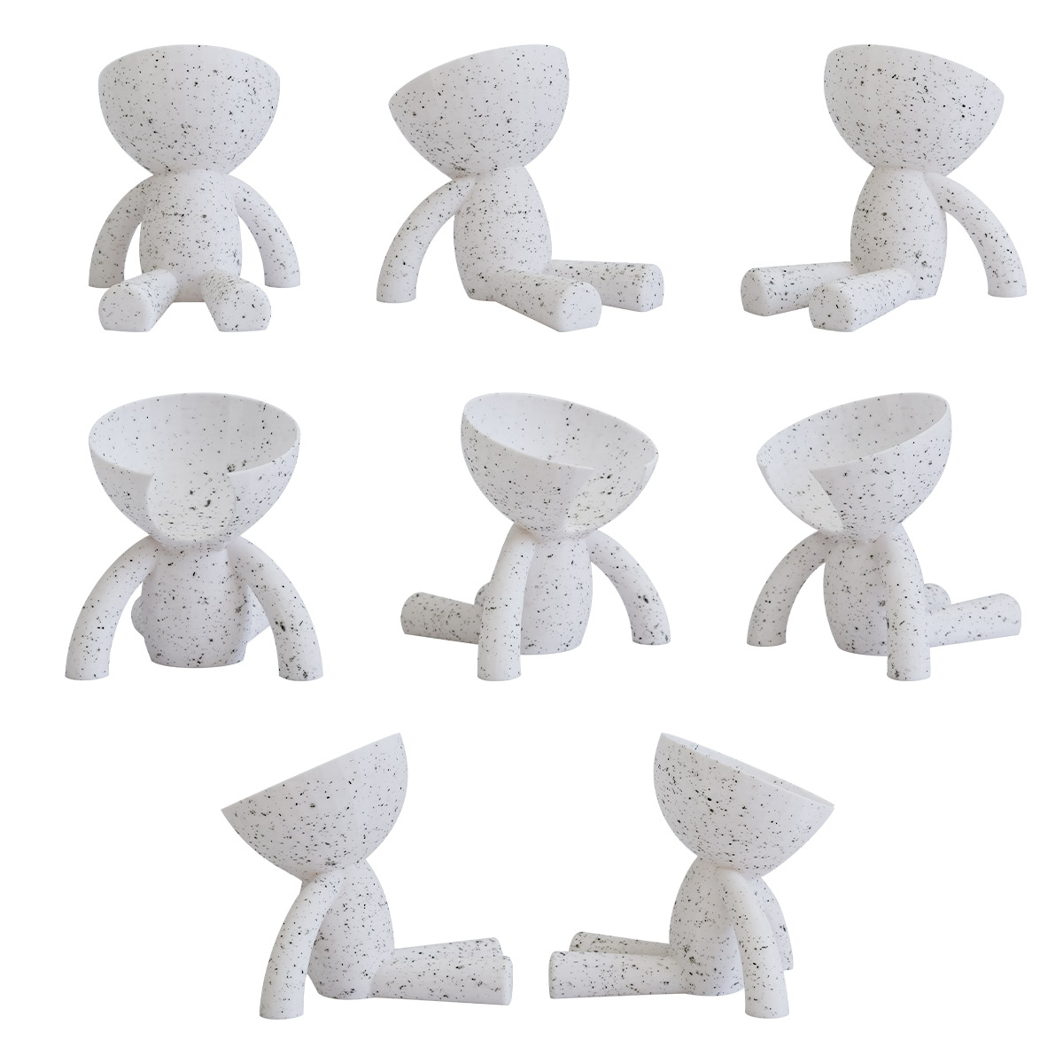 Soporte para Alexa echo dot 4G y 5G tipo Robert impremli (Granito)