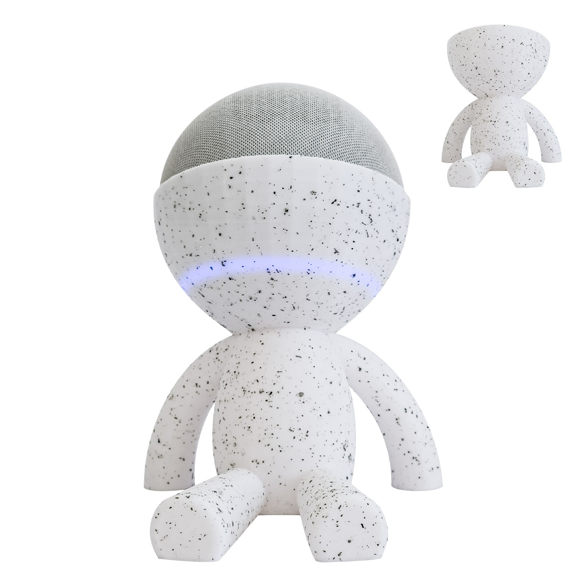 Soporte para Alexa echo dot 4G y 5G tipo Robert impremli (Granito)