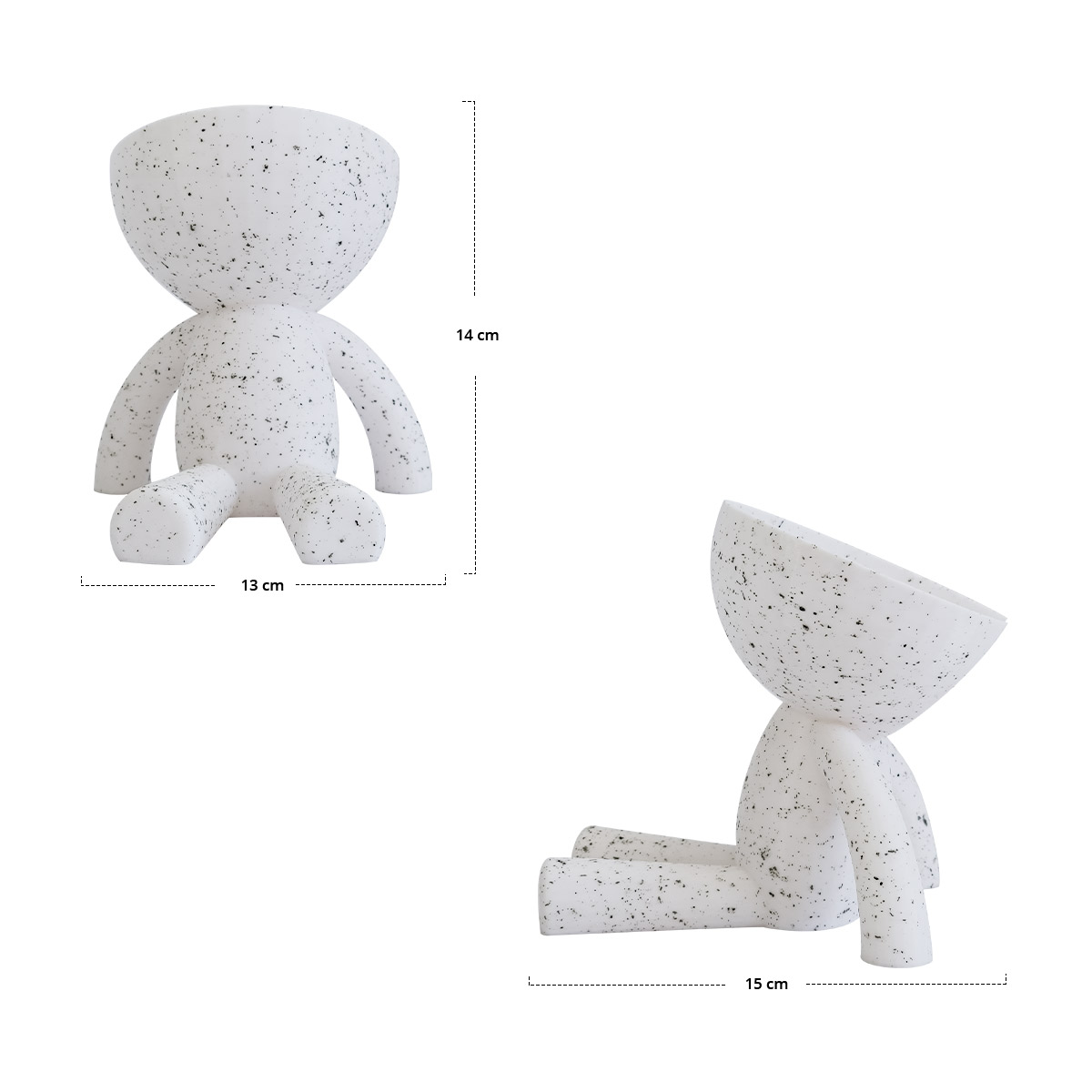 Soporte para Alexa echo dot 4G y 5G tipo Robert impremli (Granito)