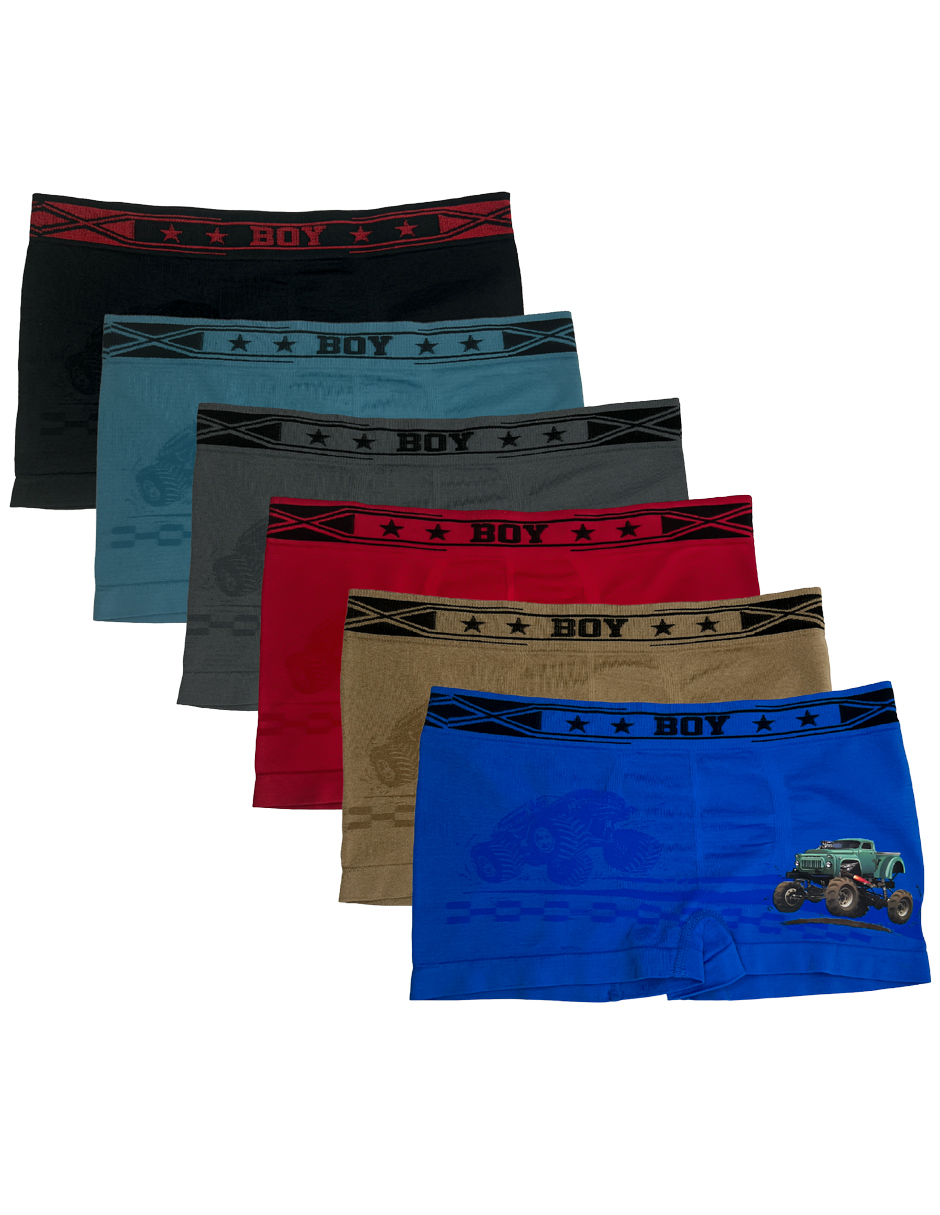 Paquete de Bóxer Para Niño con Divertidos Diseños
