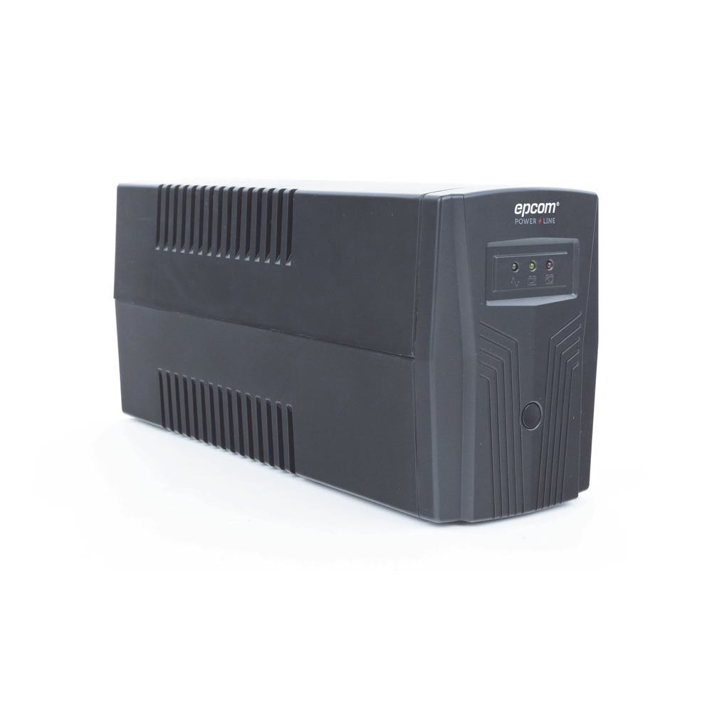 UPS Epcom PowerLine de 850VA/510W / Entrada y Salida 120 Vca / Regulador de Voltaje AVR 80-150 Vca / Clavija NEMA 5-15P