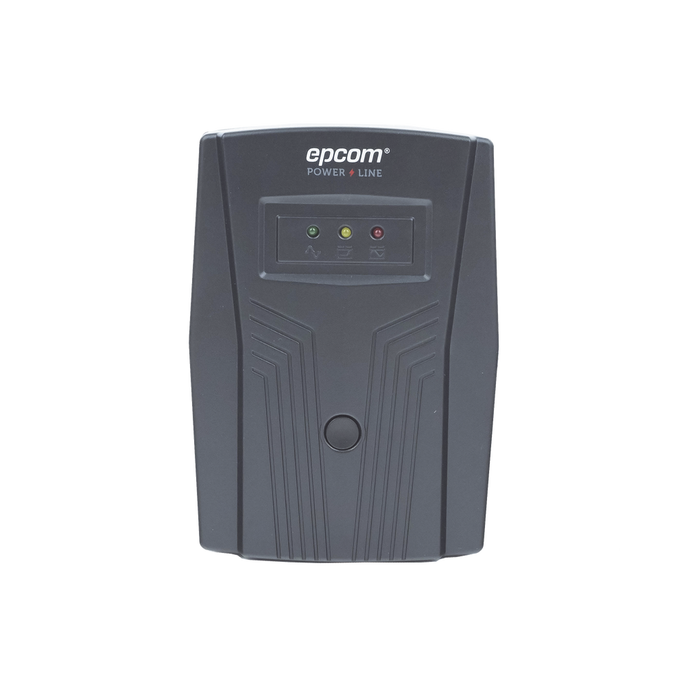 UPS Epcom PowerLine de 850VA/510W / Entrada y Salida 120 Vca / Regulador de Voltaje AVR 80-150 Vca / Clavija NEMA 5-15P