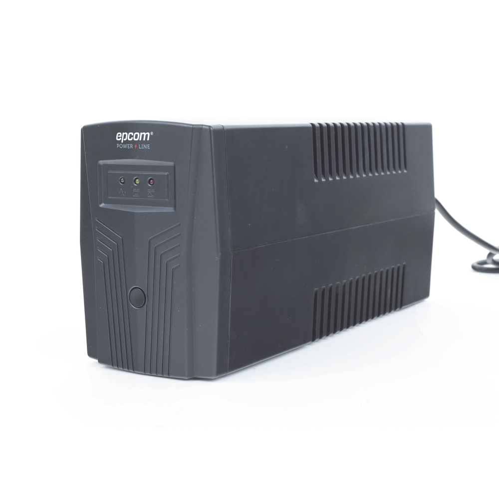 UPS Epcom PowerLine de 850VA/510W / Entrada y Salida 120 Vca / Regulador de Voltaje AVR 80-150 Vca / Clavija NEMA 5-15P