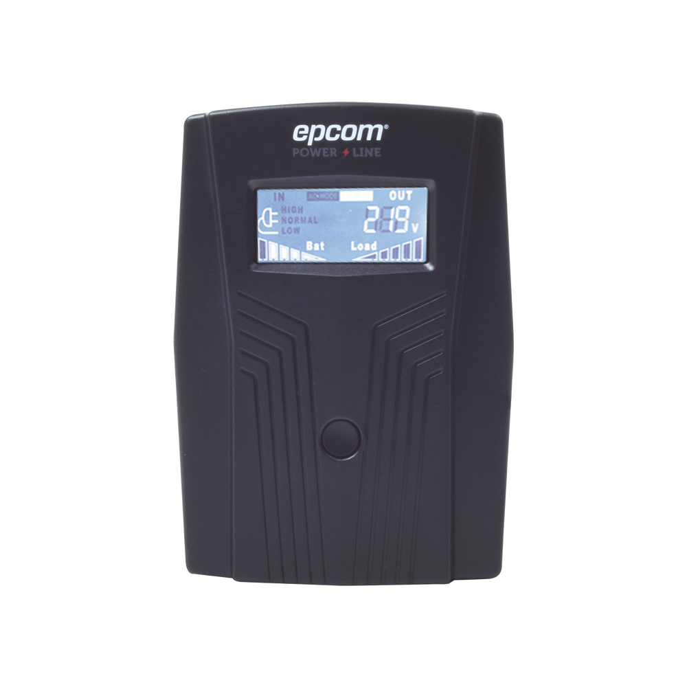 UPS Epcom PowerLine de 850VA/510W / Topología Línea Interactiva / Entrada y Salida 120 Vca