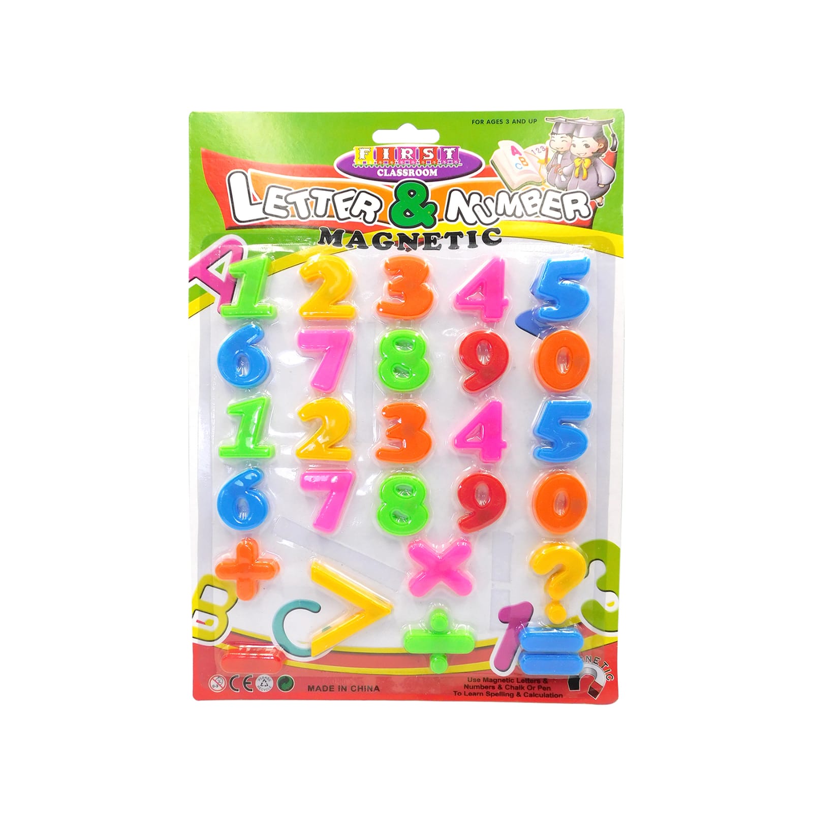 Letras Números Magnéticos Juego Educativo De Imán Varios Colores