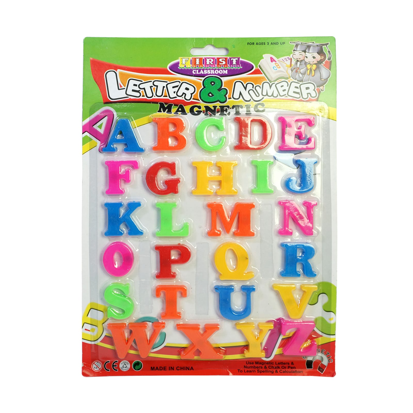 Letras Números Magnéticos Juego Educativo De Imán Varios Colores