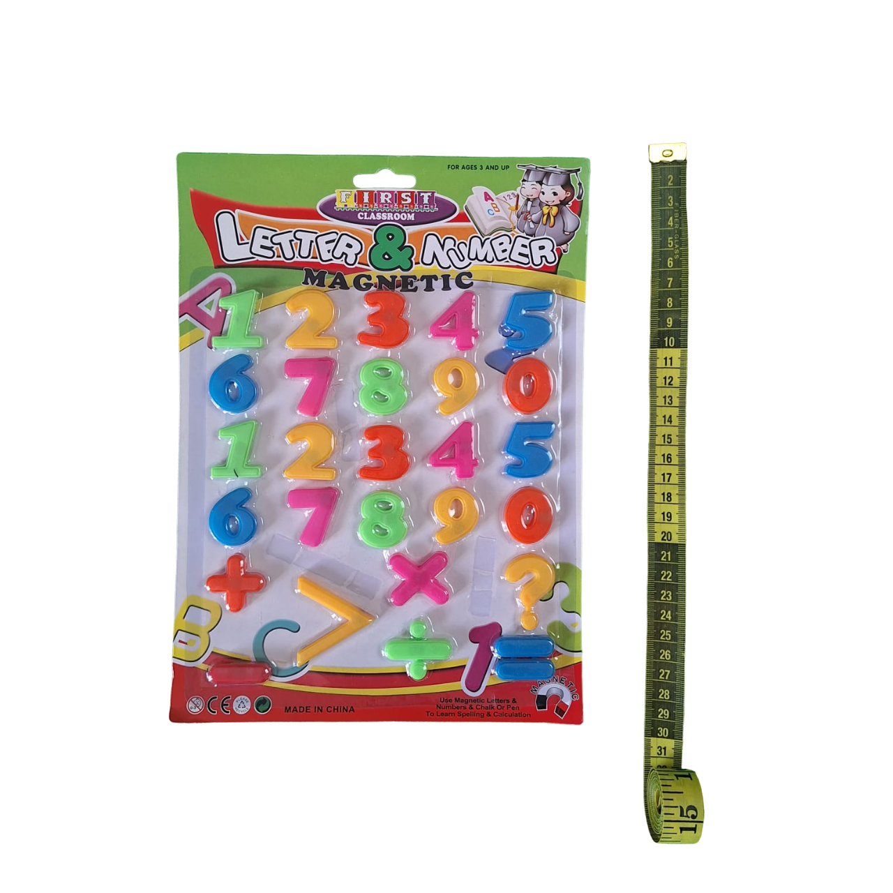 Letras Números Magnéticos Juego Educativo De Imán Varios Colores