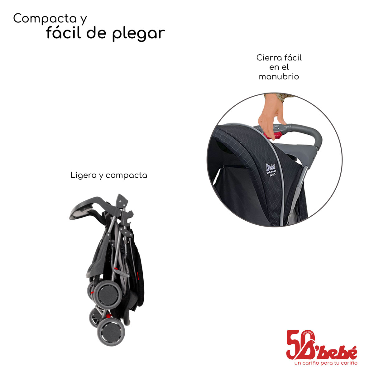 Carriola D'bebé Citi Negra