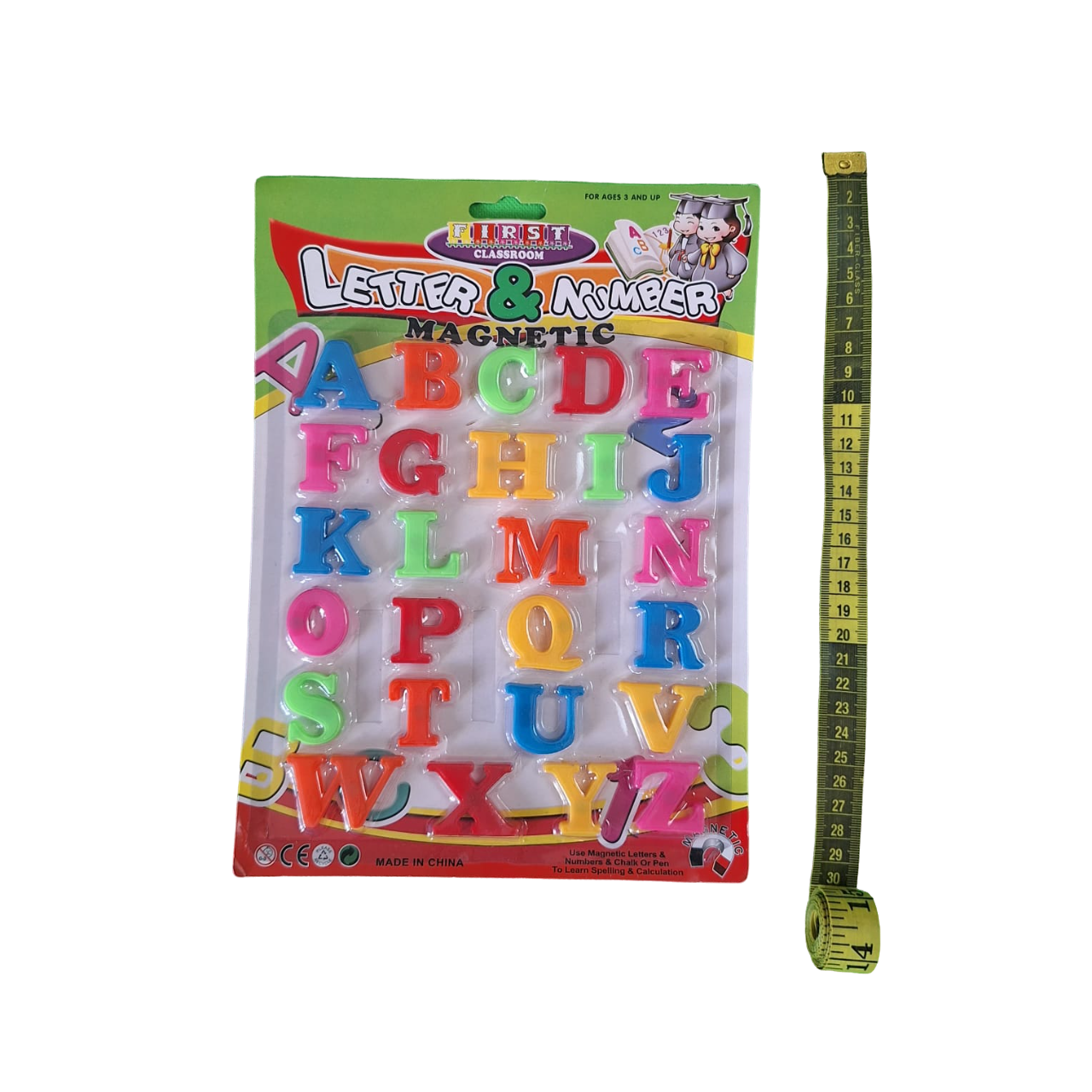 Letras Números Magnéticos Juego Educativo De Imán Varios Colores