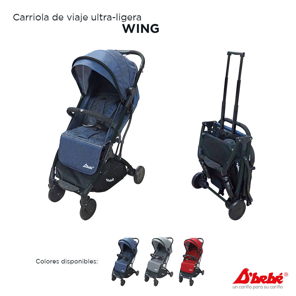Carriola para Viaje D'bebé Wing Azul