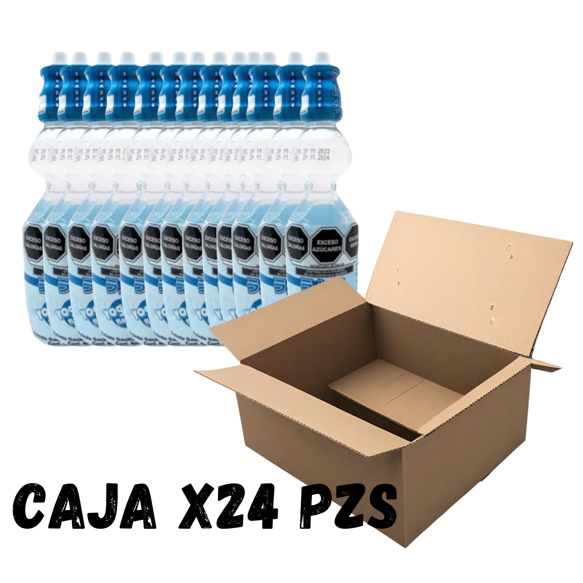 Bebida Japonesa Ramune 250ml Sabor Yogurt Refresco 24 Piezas