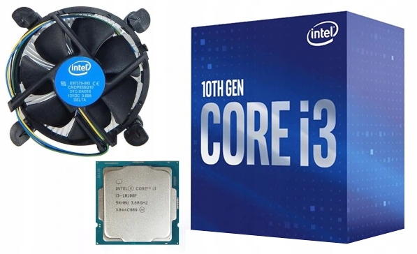 Procesador INTEL CORE I3-10100 S-1200 10A GEN /3.6 - 4.3 GHZ /CACHE 6MB /4 CORES /Gráficos UHD 630 /Con Disipador