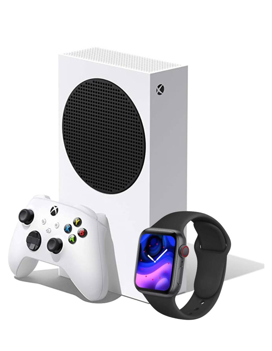 Combo Consola Xbox Series S 512GB Y Reloj Inteligente HiWatch Plus T900 PRO MAX.